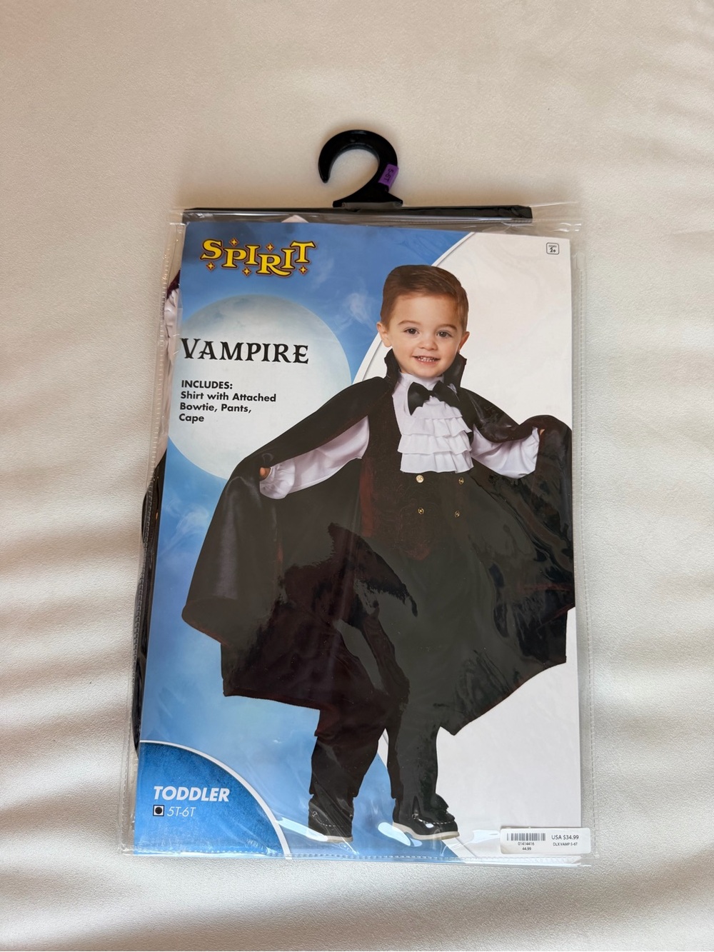 Spirit Toddler Vampire Costume - Black and White